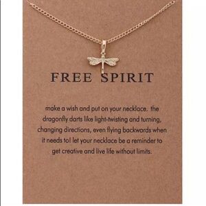 Free Spirit Dragonfly Necklace  
